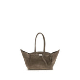 Beige Calf Leather Bos Taurus Shoulder Bag